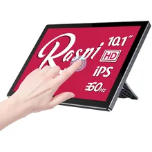 Pantalla táctil Raspberry Pi RPi 2 3 4 Modelo B, carcasa de 10,1 pulgadas, EVICIV, Monitor portátil RasPi USB C, pantalla táctil Rasberry