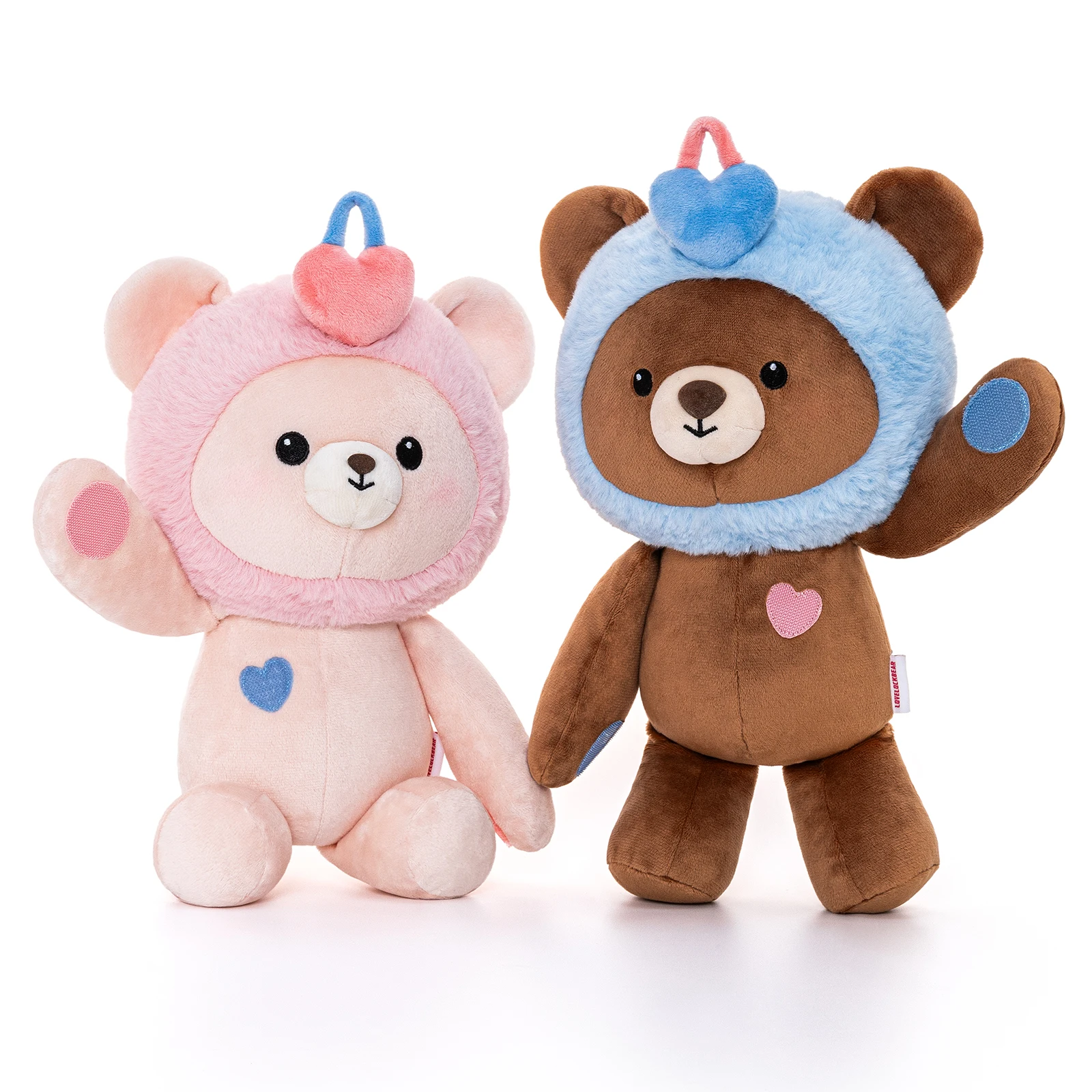 

Original LOVELOCKBEAR Lovers Doll Plush Toys Couple Bear Stuffed Animals PP Cotton Stuffed Plush Boy Girl Birthday Kids Toy Gift