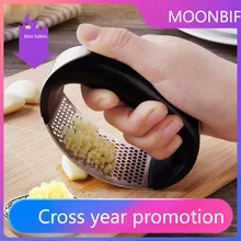 Presses Fruit Tools 1pcs/lot Stainless Steel Garlic Presses Manual Garlic Mincer Garlic Tools Kitchen Supplies Gadgets Garlic