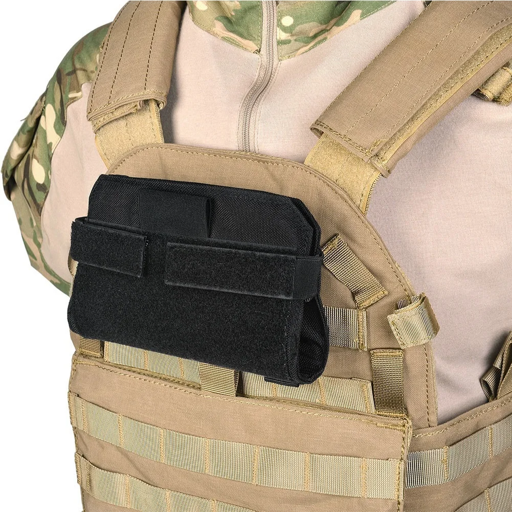 

Tactical MOLLE Phone Map Holder Admin Pouch Vest Plate Carrier Front Panel Belt Stiky Pack EDC Utility Nylon Accessories Hunting