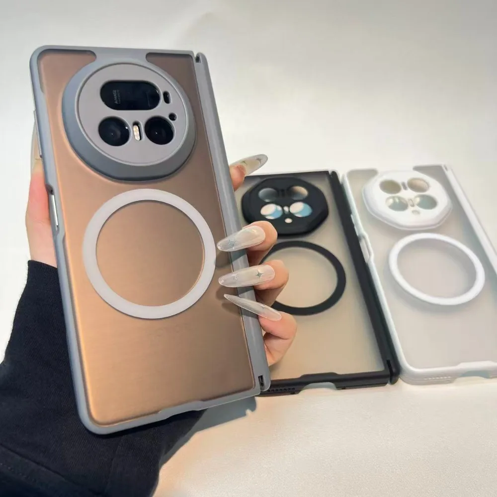 Luxury Matte Skin Feel Magnetic Shockproof Business Phone Case