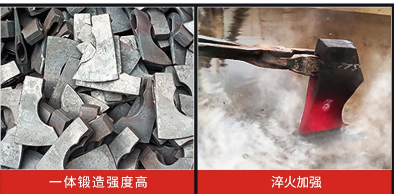 Description Picture 6 of itemOutdoor camping, emergency firefighting, practical garden tools, carbon steel forging camping, wooden handle, steel axe