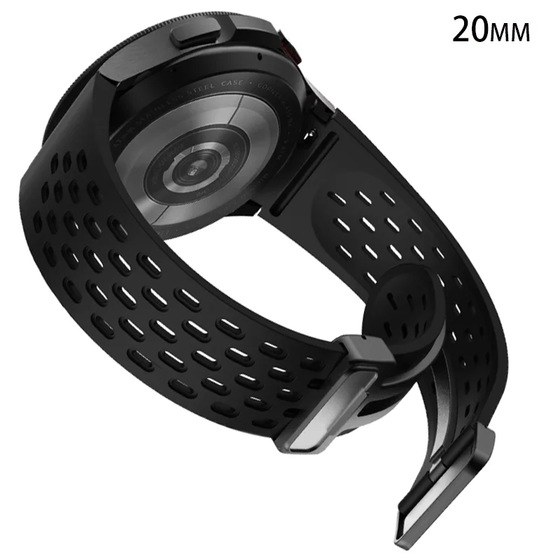 Enhanced Silicone Strap with Magnetic Buckle