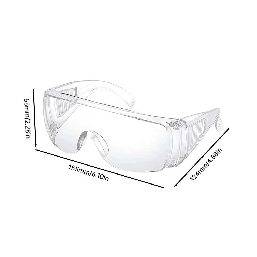 Safety Work Protective Glasses Transparent Windproof Sandproof and Impact-proof Labor Protection Glasses PC Material