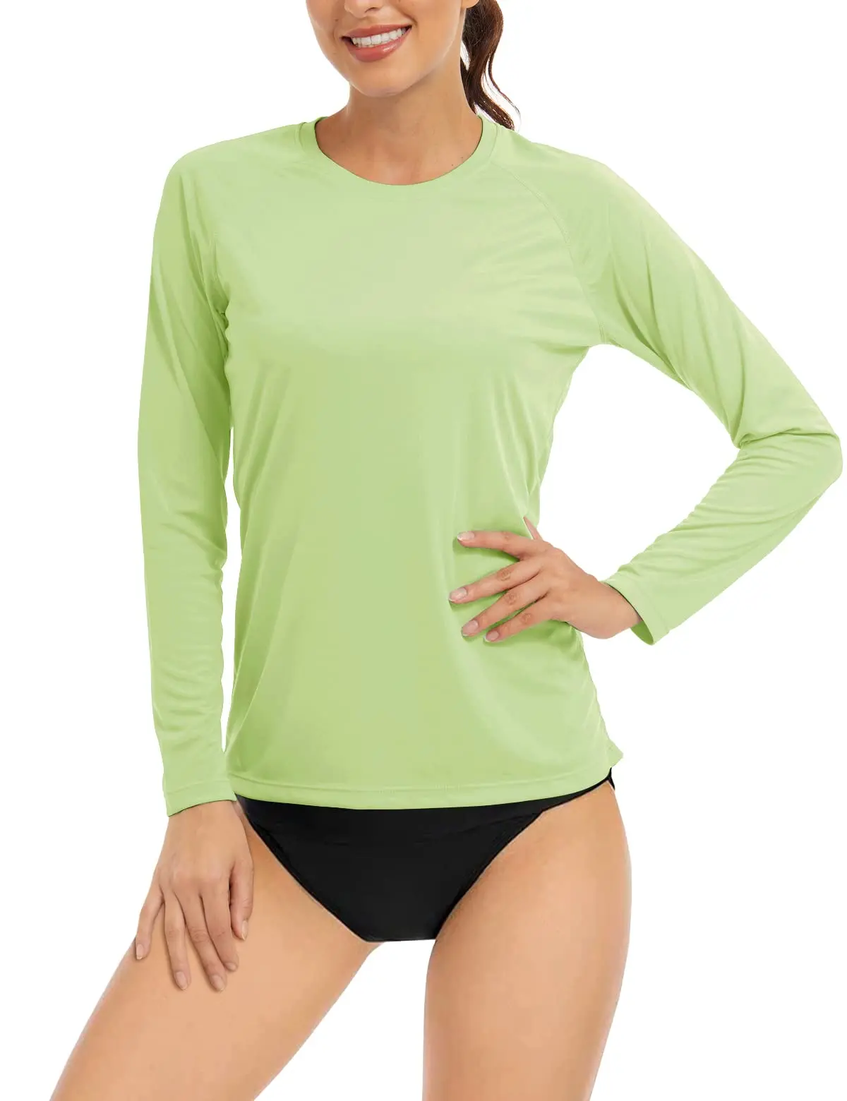 TACVASEN UPF 50+ Sun/Skin Protection Quick Dry T-Shirts Womens Long Sleeve Outdoor Performance Tee Shirts Summer Casual278_voghion.com