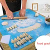 70/50/40cm Silicone Baking Mat Sheet Large Kneading Pad for Rolling Dough Pizza Dough Non-Stick Maker Pastry Kitchen Accessories