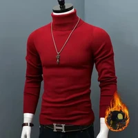 Winter Thick Warm Sweater Men Turtleneck Sweaters Slim Fit  Pullover Men Classic Brand  Casual Male Sweater L05 1