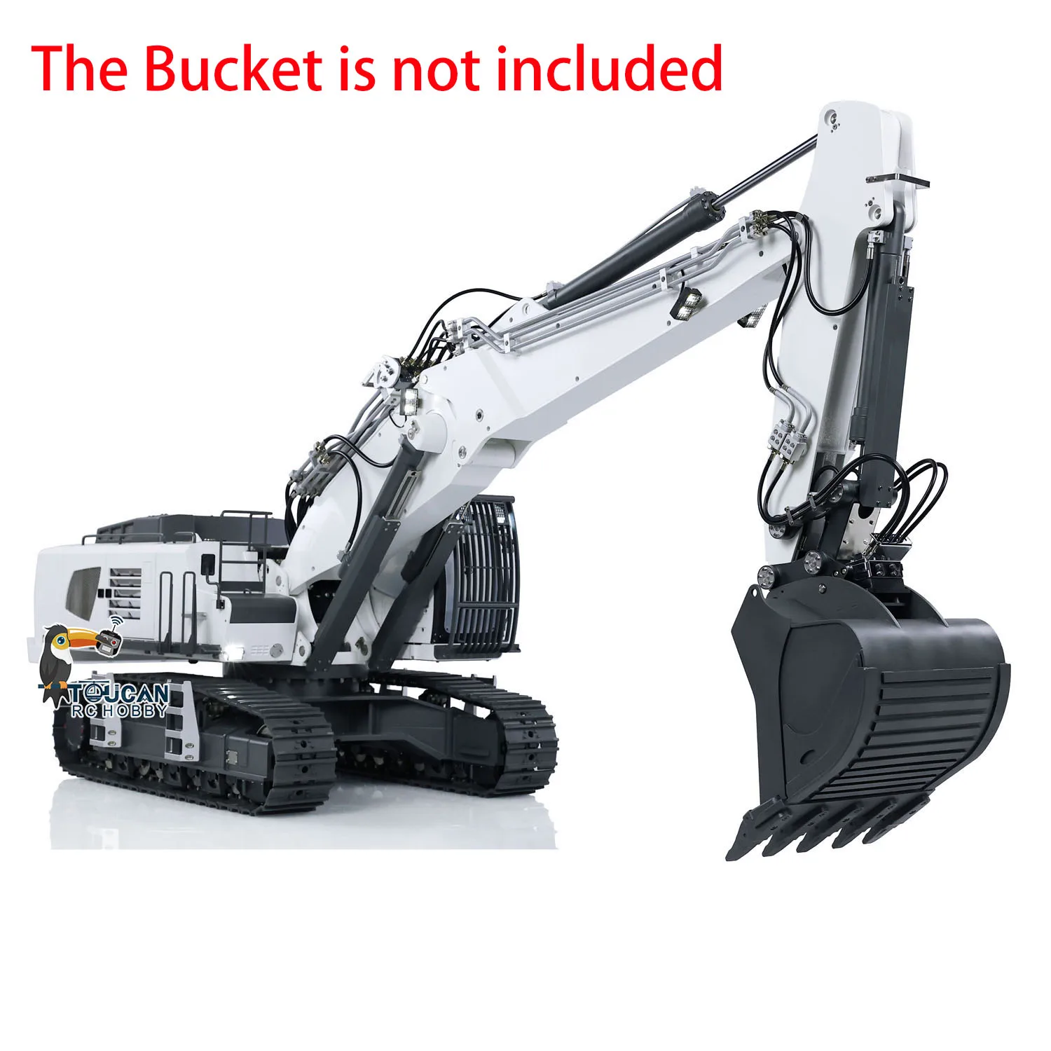 1/14 K970-301S wycięte 3 ramiona hydrauliczne koparka RC Tamden XE sterowanie radiowe koparka samochodów ciężarowych zabawki na zewnątrz dla chłopców TH23469 3 1/14 K970-301S wycięte 3 ramiona hydrauliczne koparka RC Tamden XE sterowanie radiowe koparka samochodów ciężarowych zabawki na zewnątrz dla chłopców TH23469 - Image 3