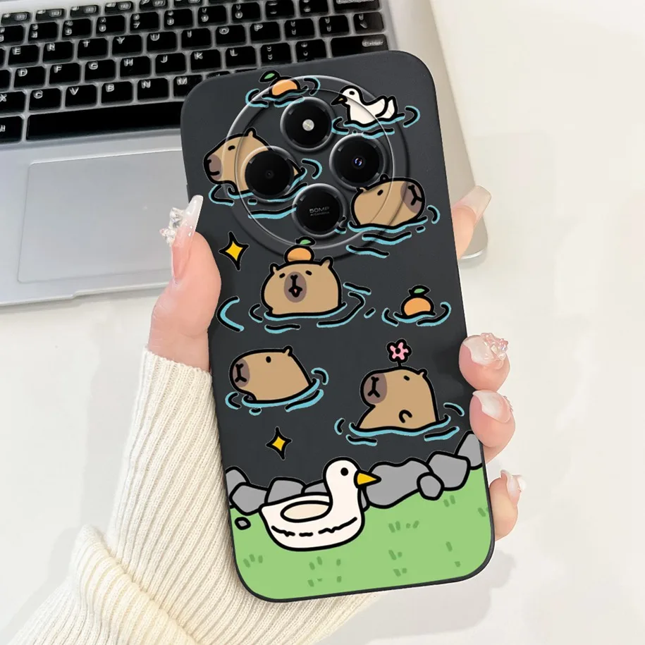 Cute Panda Rabbit Cartoon Soft Matte Silicone Back Cover Case