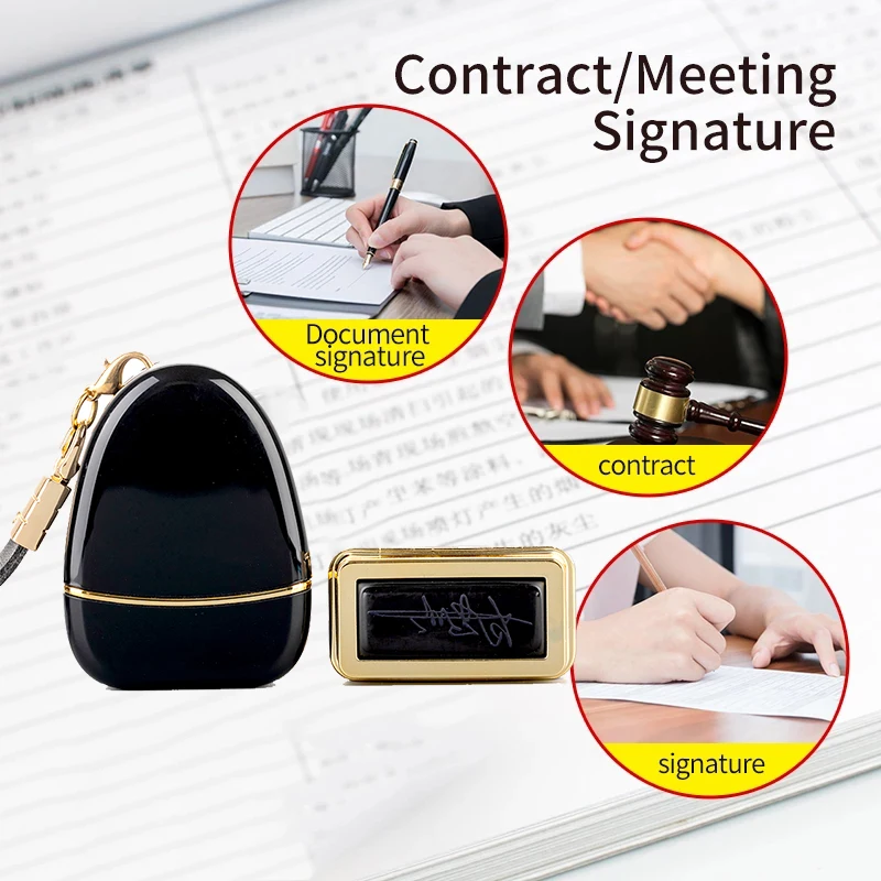 Name Stamp DIY Custom Teacher Doctor Nurse Name Ink Stamp Signature Calligraphy Self-Inking Personalized Letter Stamp