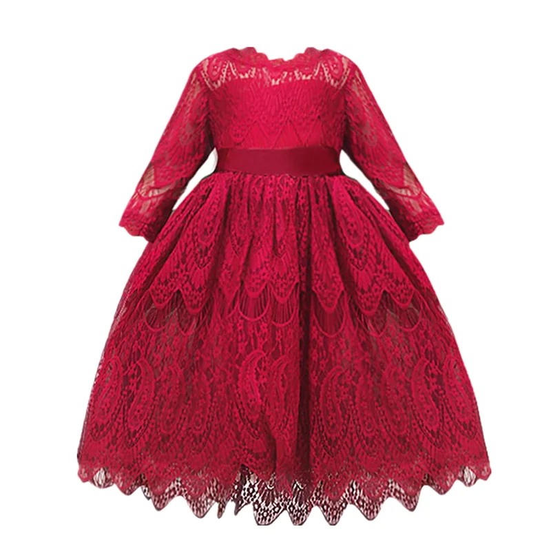 Vestido De Tul Sin Espalda Para Niña - Color Rojo, Talla 6-12 Meses, Ideal Para Bodas Y Eventos