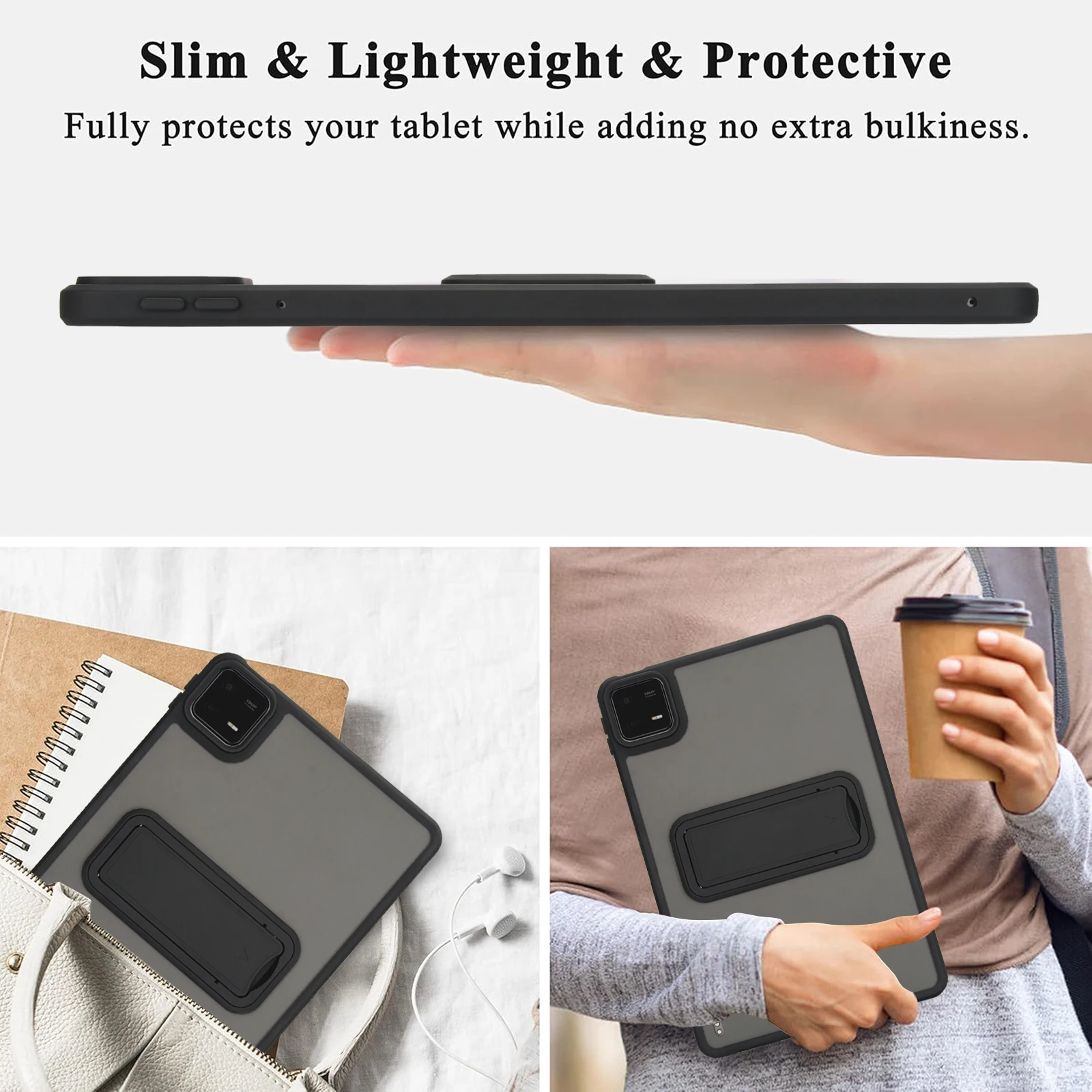 Versatile Protective Back Cover Case with Built-in Stand