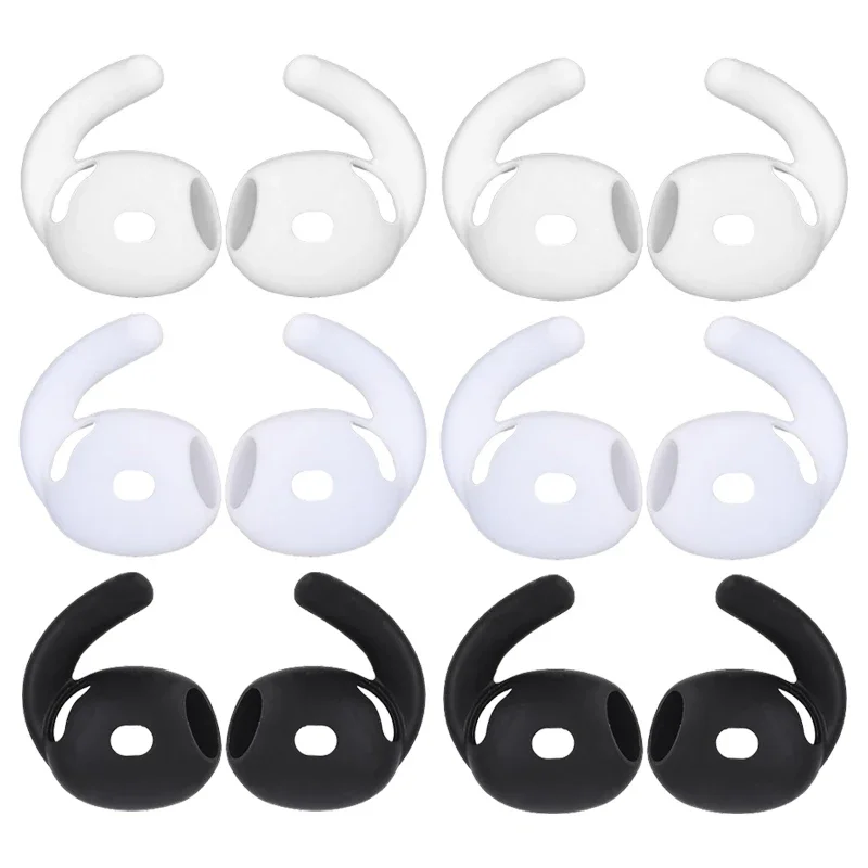 Silicone Anti-Slip In-Ear Eartips with Earhooks and Case Cover