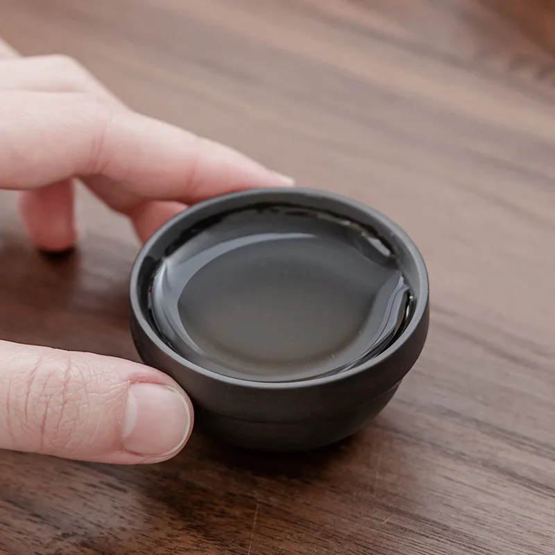 

Светильник роскошный портативный фиолетовый песок для путешествий, быстрая фотография, разделение воды для чая, набор тарелок для улицы