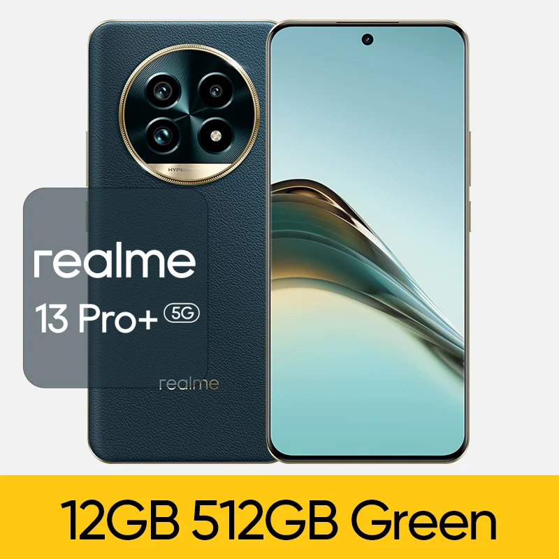 thumbnail image 1 of ROM oficial realme 13 Pro Plus 5G Smartphone Snapdragon 7s Gen 2 realme 13 Pro+ Batería de 5200mAh 80W Cámara de 50MP OTG, 1 of 5