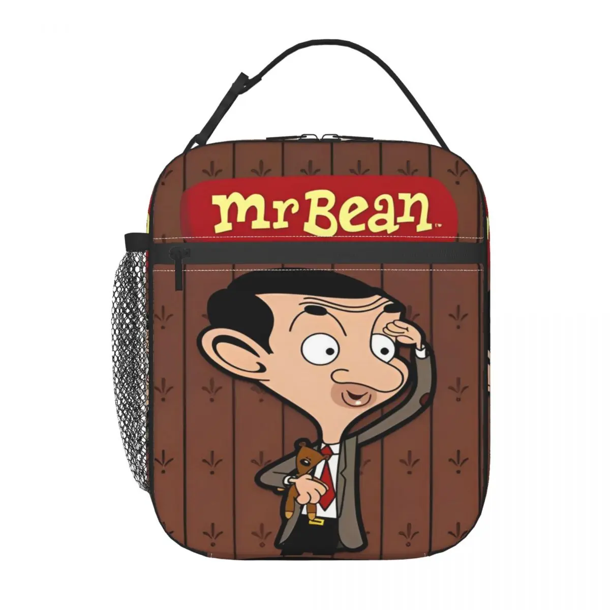 Lunch box Mr. Bean cartoon merch lunch container thermal cooler box for school lunch bag cooler bag
