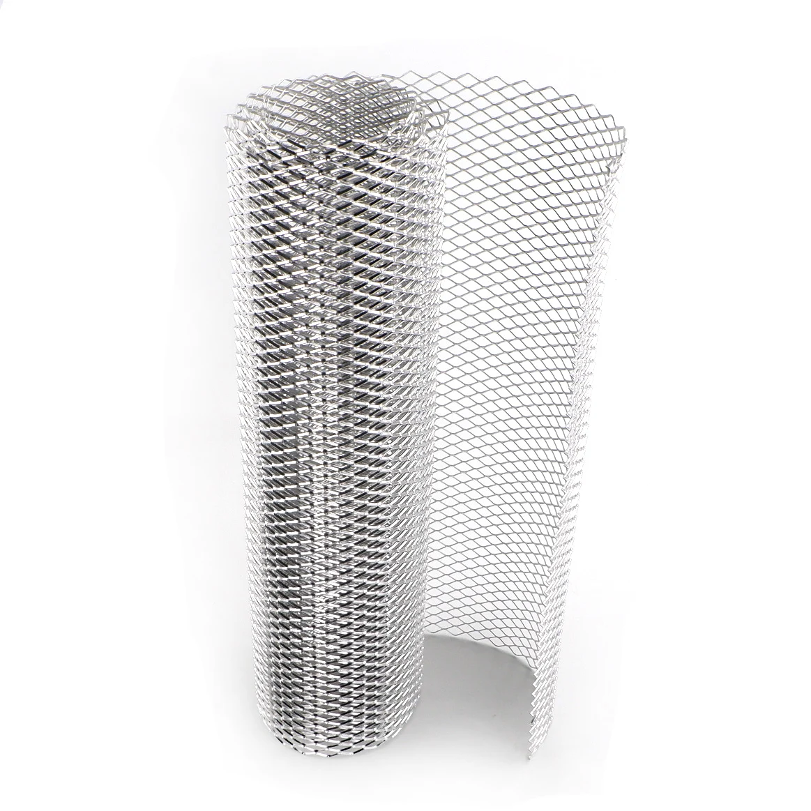 100cm x 33cm 6*12mm 구멍 알루미늄 레이싱 자동차 트럭 범퍼 그릴 그릴 메쉬 네트 벤트 실버 튜닝 유니버설 DIY 보호