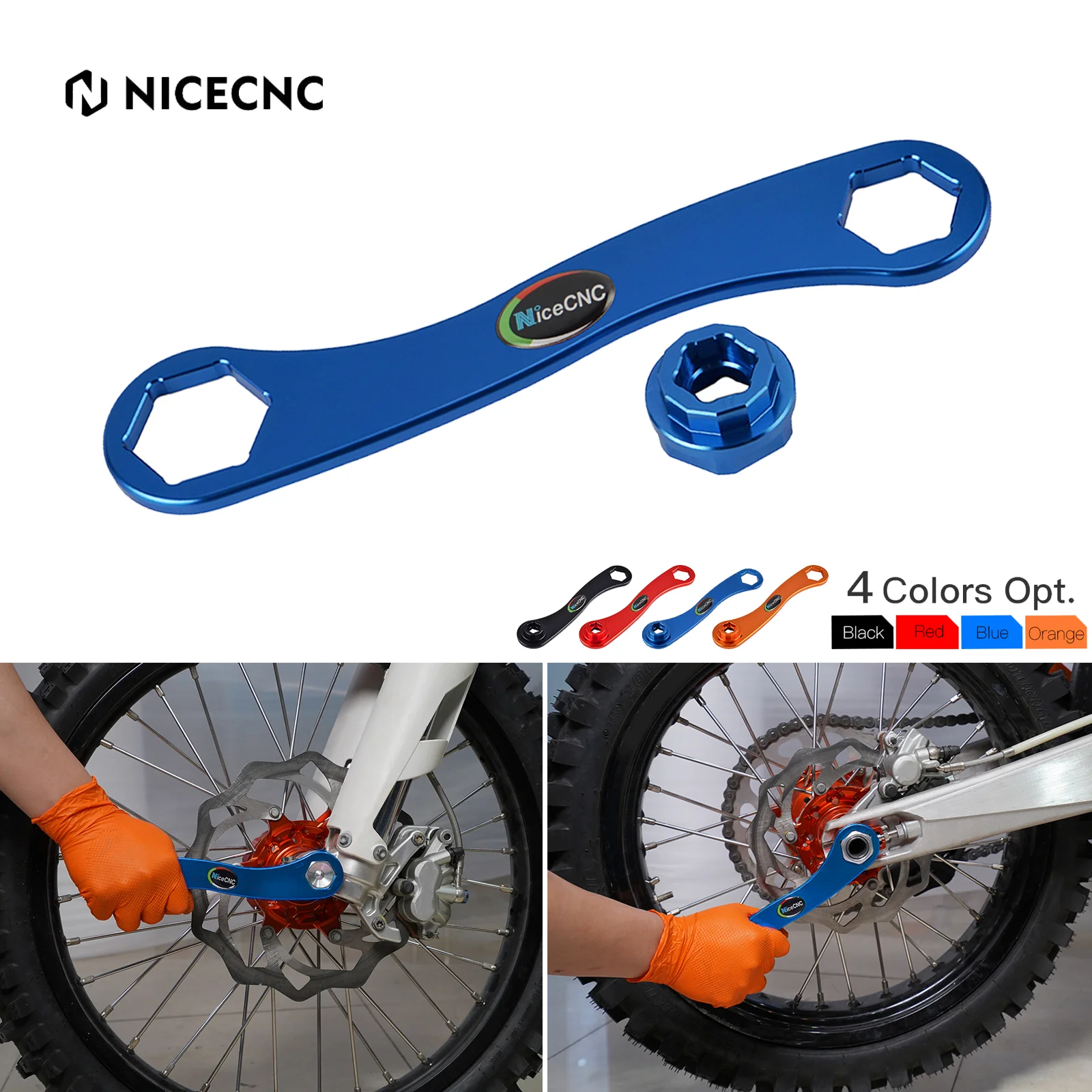 

NiceCNC 17-27-32MM Wheel Axle Removal Spanner Tool For Husqvarna TE FE 125 250 300 350 450 501 2014-2023 TC FC TX FX 2014-2022