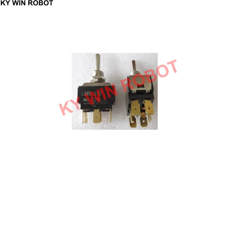 

1PCS/LOTS E194579 import Japan LAMB ST2 knob switch 6 feet 3 gear locking rocker toggle power switch 15A