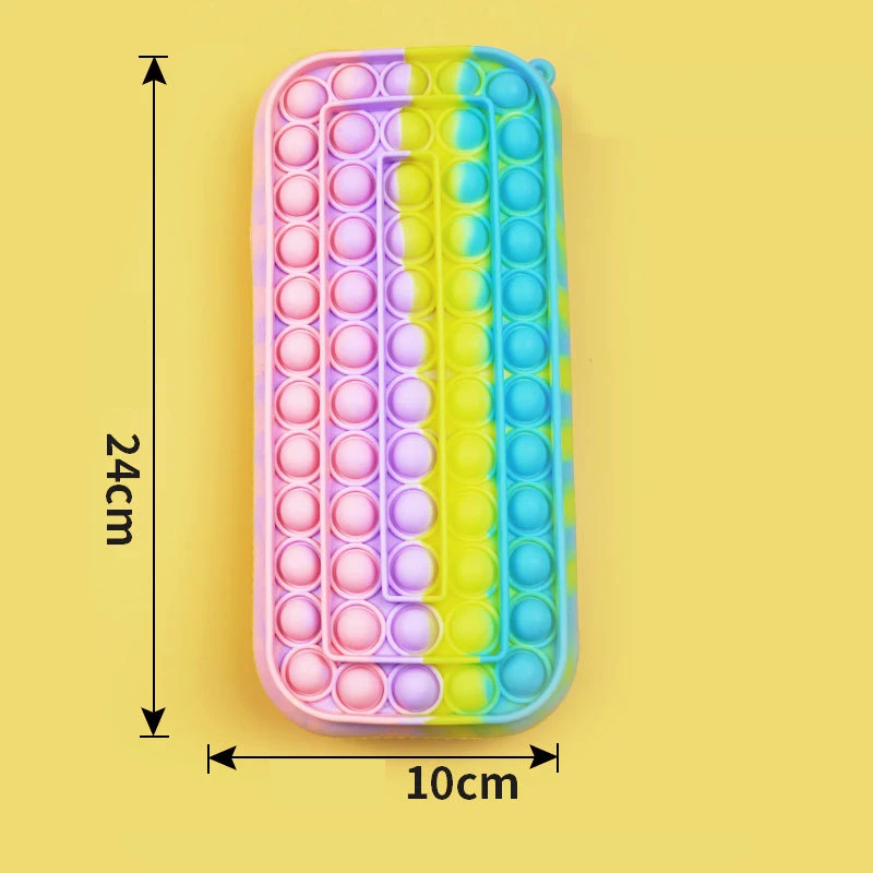 mochis squishy toys New Pop Its Push Bubble Fidget Toys Pencil Case Children Stress Relief Squeeze Toy Antistress Popits Soft Squishy Kids Toys Gift nedo stress ball