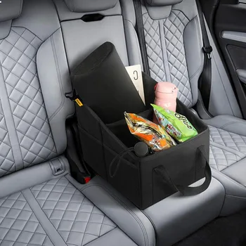Organizzatore Multifunzionale per Auto, Scatola Portaoggetti di Grande Capacità per Sedile Posteriore o Bagagliaio, Accessori Auto