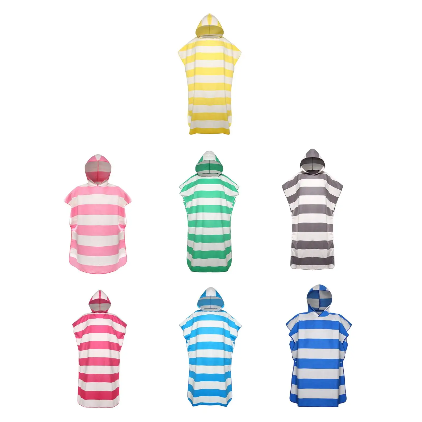 

Quick Drying Bath Towel Pool Sweat Absorbent Hooded Swim Robe for Men Women