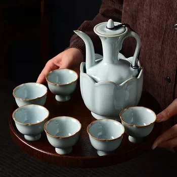 Qingru Ceramic Wine Set 1