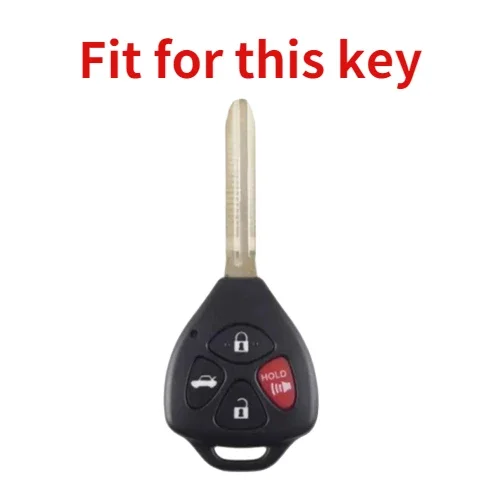 Silicone Car Key Case Cover Key Shell Protector Toyota Corolla Camry RAV4 Yaris Avalon 4-Runner Scion XD XB IQ TC