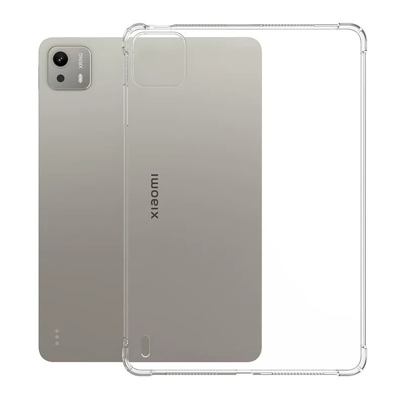 Ultra-Durable Transparent Shockproof Tablet Case - Soft TPU Anti-Fall Protective Cover