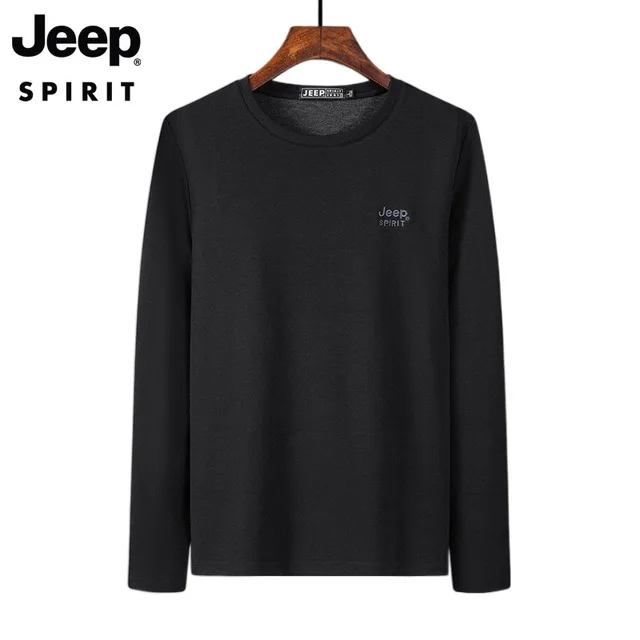 편안함과 다목적성이 돋보이는 Jeep Spirit 남성용 다용도 긴팔 티셔츠