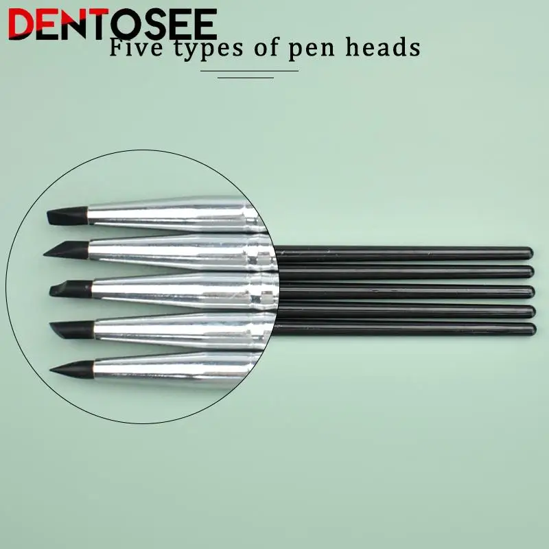 5pcs Dental Shaping Silicone Tooth Tool Dental Resin Brush Pens For  Adhesive Composite Cement Porcelain Teeth Dentist Tools Hot! - Price  history & Review, AliExpress Seller - All Buy Store