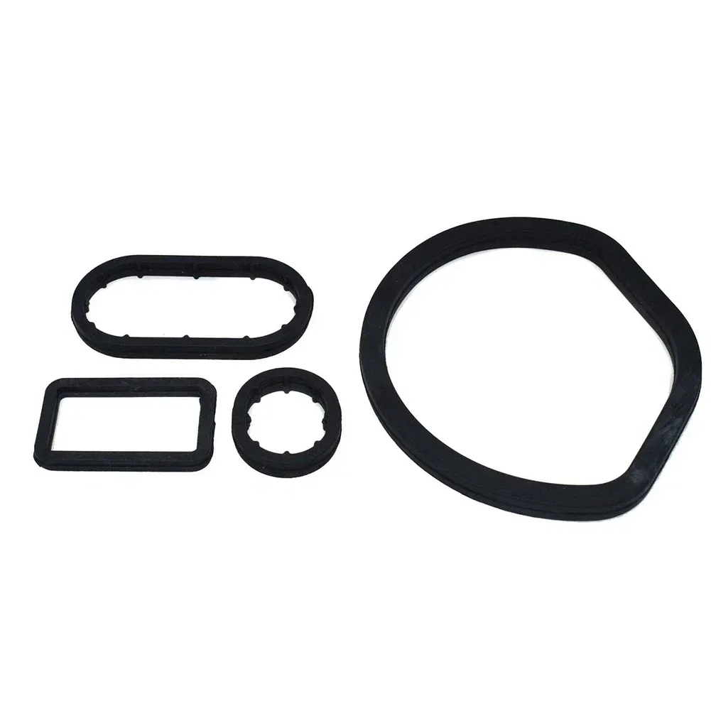 Car Rubber Oil Filter Housing Seal Kit 4pcs 1121840061 1121840161 1121840261 For Mercedes W163 W202 W203 W208 W210 W211 W220