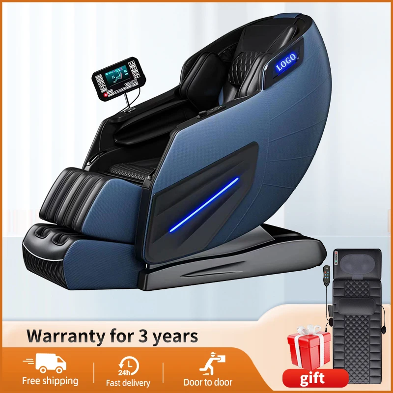 UKLife 4D SL-Track Full Body Air Bag Zero Gravity Luxury Electric Massager Chairs Office Massage Sofa 3 Year Warranty
