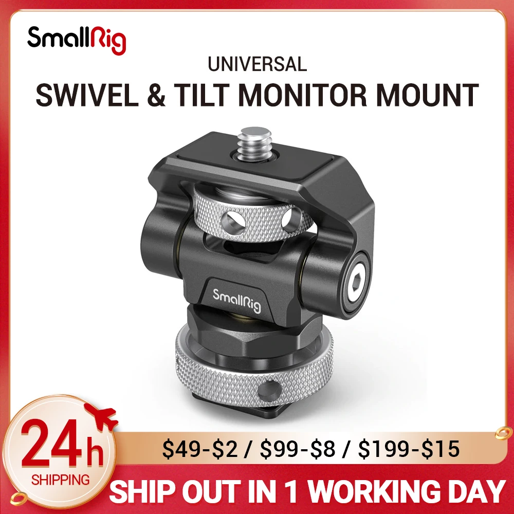 SmallRig DSLR камера регулируемый держатель монитора камеры Поворотный и Наклонный