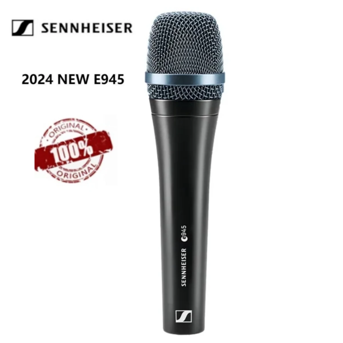 100% Originale Sennheiser E945 Karaoke Microfono Cablato Ad Alte Prestazioni Microfono Portatile Dinamico Super Cuore