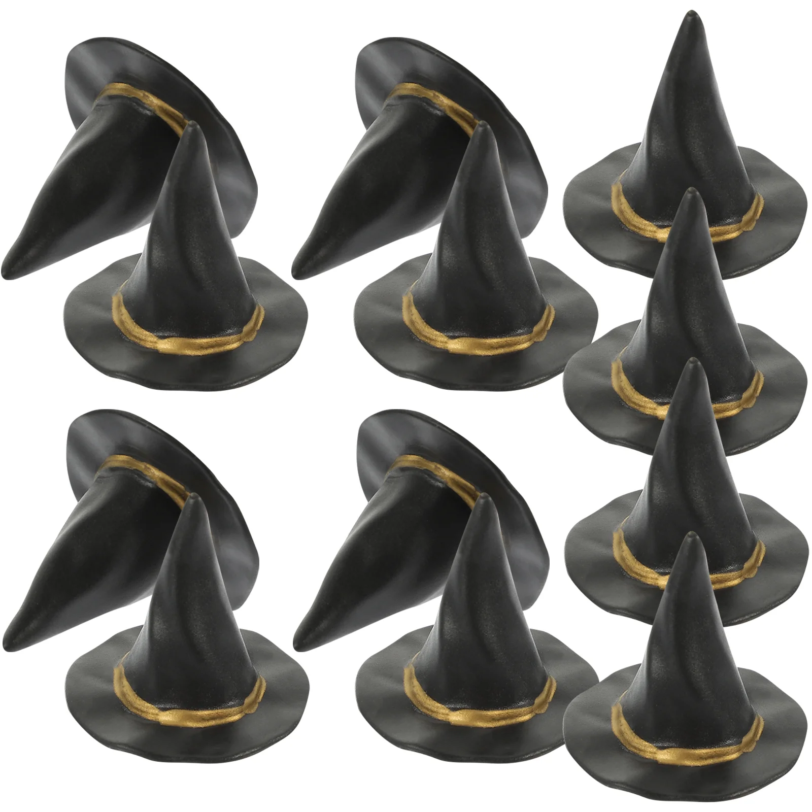 

Miniature Witch Hats Halloween Wizard Hat Beverage Bottle Toppers Doll House Decor Little Witch Hat Crafts Diy Accessories