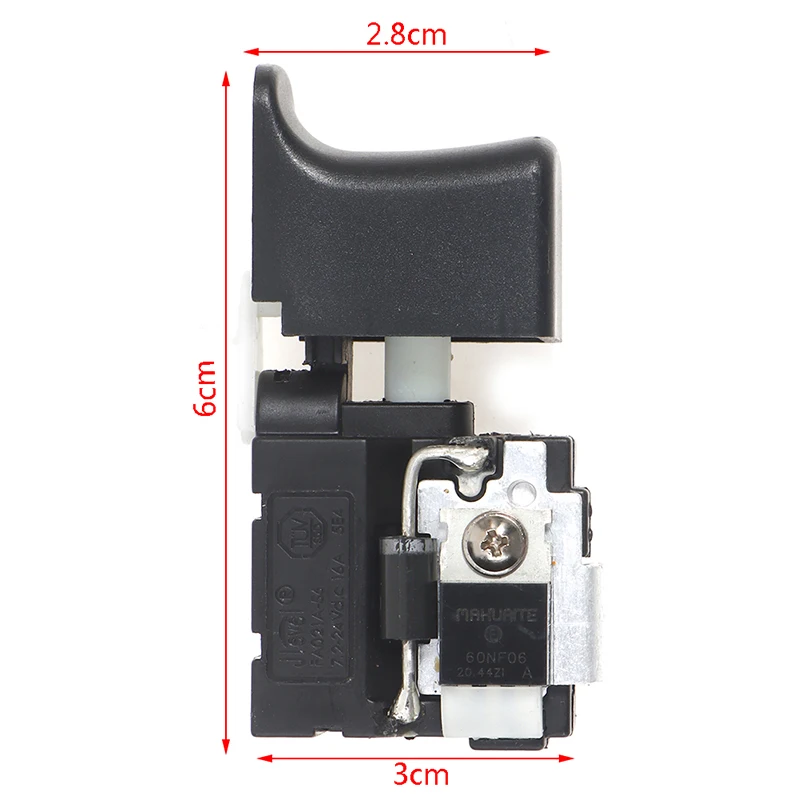 1PCS FA021A-56 7.2-24V FA021A 16A DC Jlevel 전기 드릴 스위치 전동 공구 액세서리