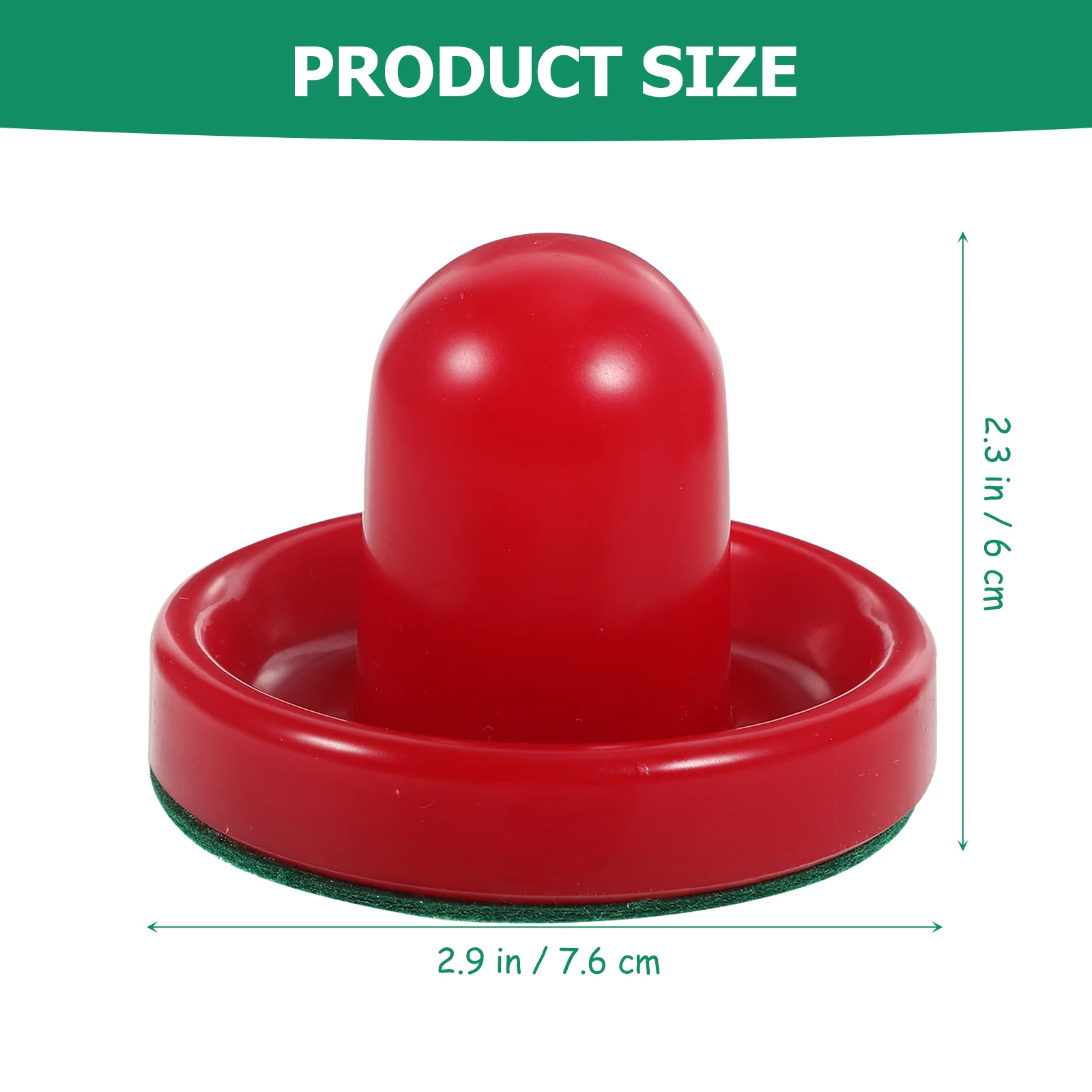 8Pcs 76MM Mini Air Hockey Table Air Hockey Pushers Pucks Replacement for Tables Goalies Header Kit Mini