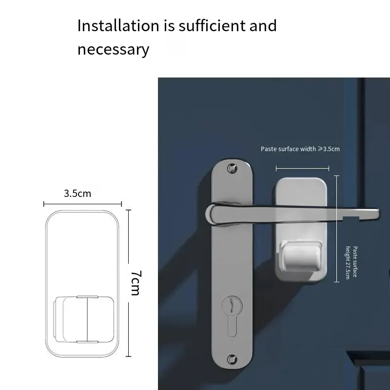Cabinet Lock Child Lock Safety Lock Child Safety Locks Door Level Lock Door Handle Fixed Locks For Babies Anti-Door Opening Animal Kids Protection Oven Lock