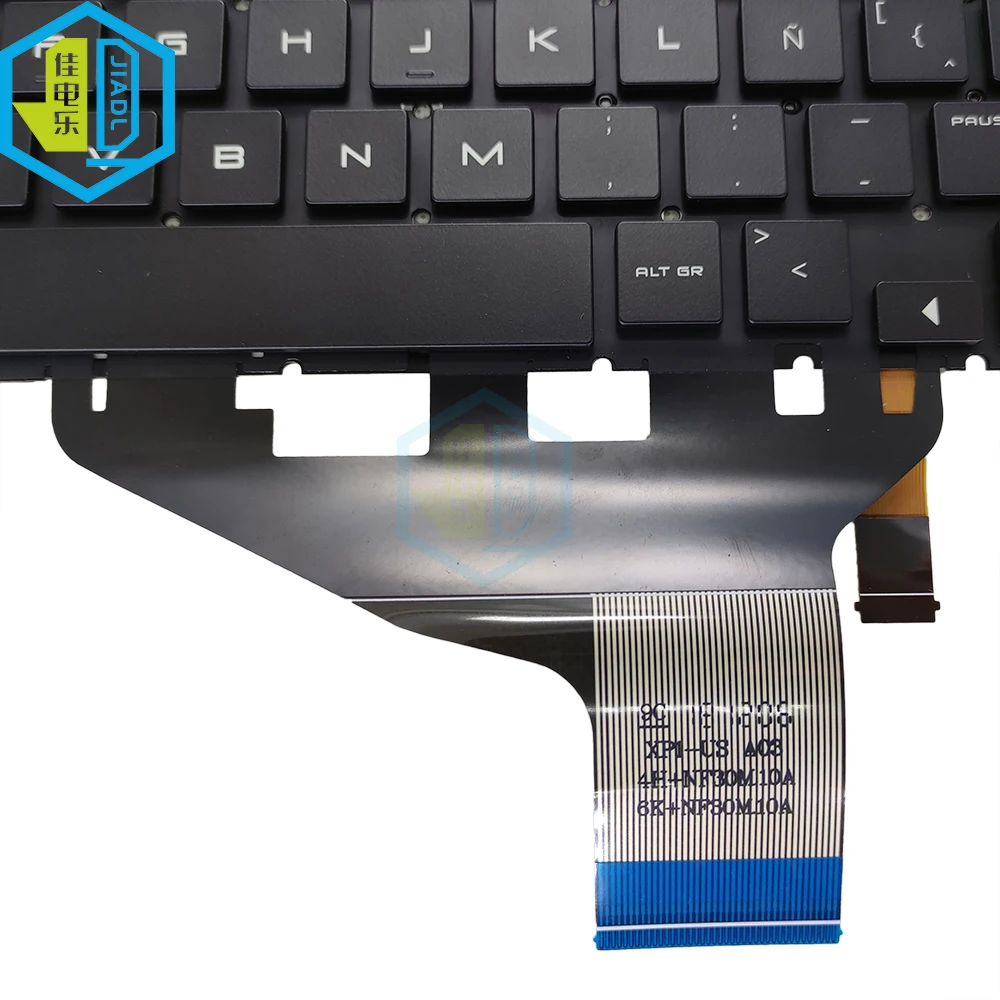 Teclado Espanhol Latino Retroiluminado Rgb Colorido para hp Omen 15-dc 15-dh 15-dc0002tx L50880071 Teclados do Portátil de Espanha com Luz de Fundo - Imagem 4