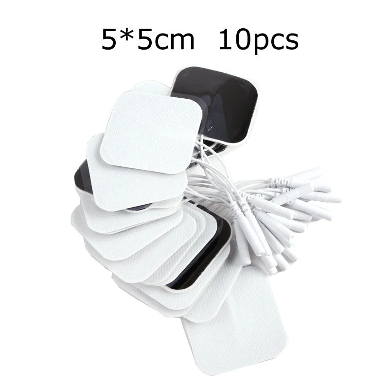 Electrode Pads Muscle Stimulator EMS Self Adhesive Replacement Tens Electrode Pads Conductive Gel Pad Pulse Slimming Massager Electrical Muscle Stimulator