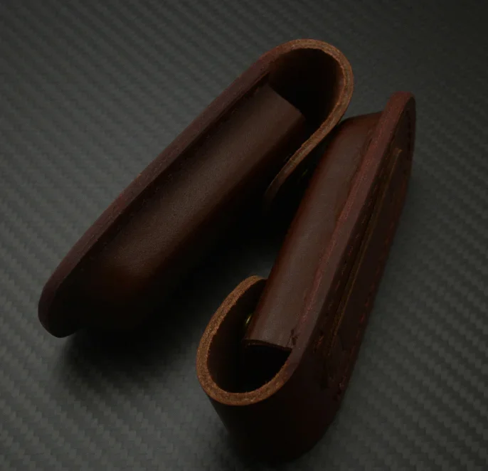 Fold Knife 1piece Tool Flashlight Belt Loop Case Holder Leather Sheath Pocket Hunt Camp Outdoor Carry Equipment pocket knives folding knife camping knives knife sheaths