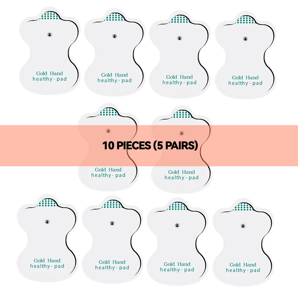 10/30/50Pcs EMS Electrode Pads Reusable Acupuncture Therapeutic Pulse Patch Self-Adhesive Tens Irritate Massage Electrodes Pad