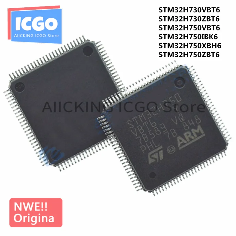 STM32H730VBT6 730ZBT6 H750VBT6 H750IBK6 750XBH6 750ZBT6 (1PCS ) 32 bit microcontroller IC patch LQFP-100 Original