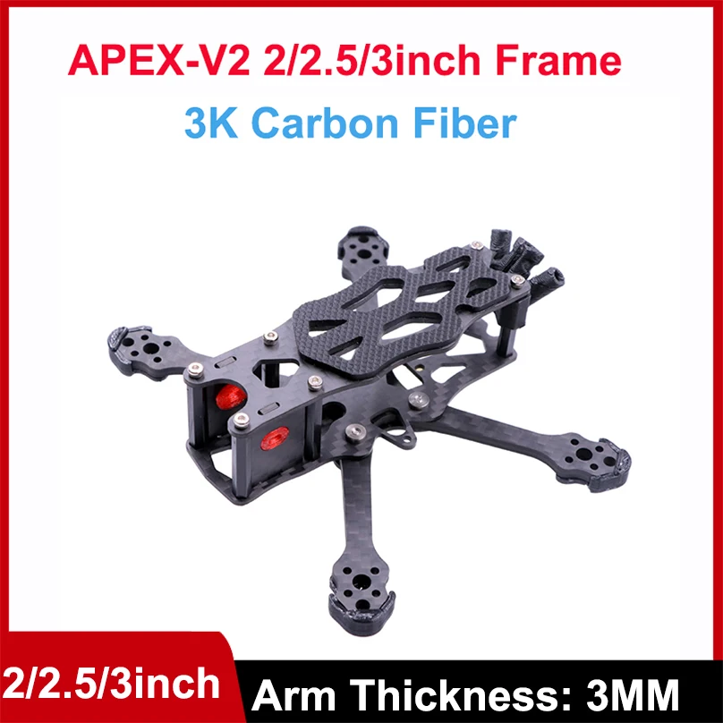 Kit cadre APEX 2 pouces/2.5/3 pouces pour drone FPV micro
