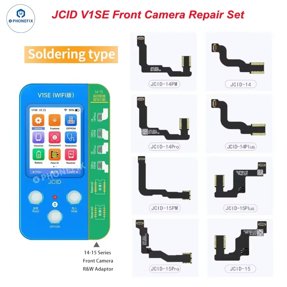 スマホアクセサリー jcid v1se JC V1SE V1SPRO 14-15 Front Camera Soldering Repair FPC Cable for