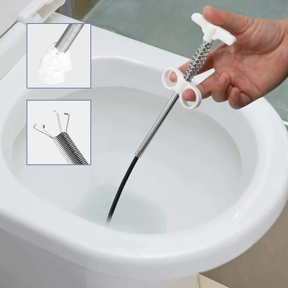 36 Snake Drain Clog Remover - Used as Hair Clog Remover for Sink, Shower,  and Bathtub - Dryer Vent Cleaner, and as a Flexible Grabber Tool for Hard  to Reach Places 