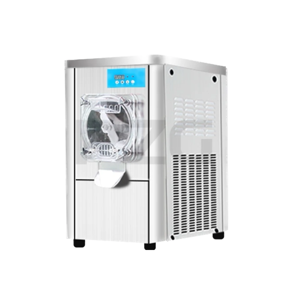 Mini Countertop Batch Freezer Commercial Italian Gelato Hard Ice Cream Maker Machine Making