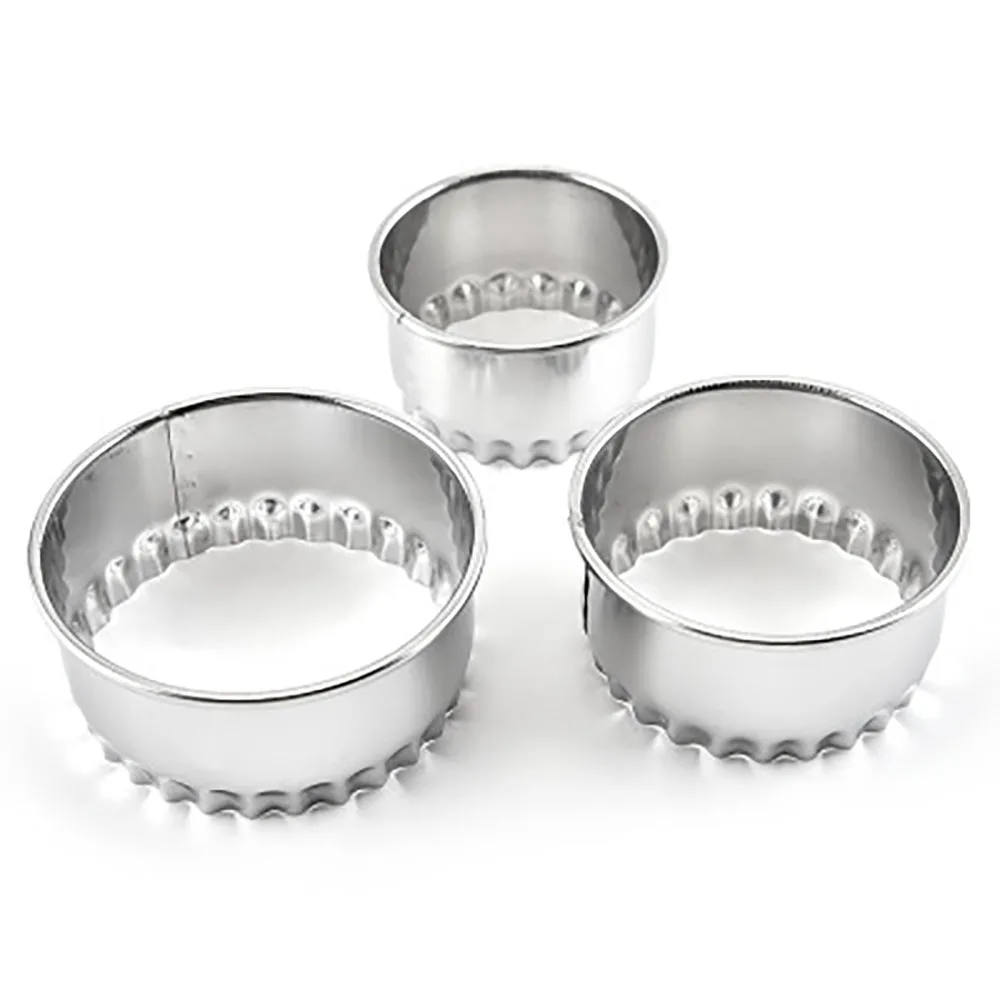 

3pcs/set 304 Stainless Steel Cutter Dumplings Mould Dumpling Skin Device Dough Press Pancake Tools Wrappers Molds Kitchen Maker