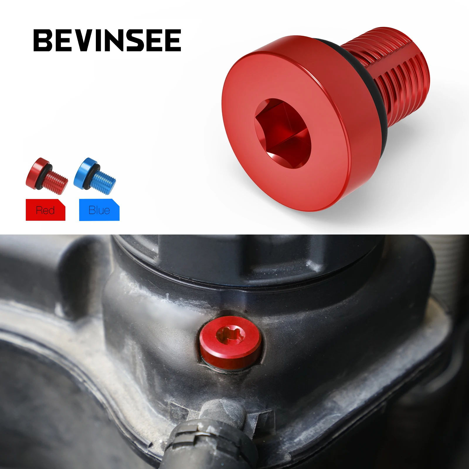 BEVINSEE Coolant Thermostat Housing Bleed Screw For BMW E46 E39 E90 E91 E92 E60 E61 E85 Z4 Breather Valve Bolt Radiator Car Kit